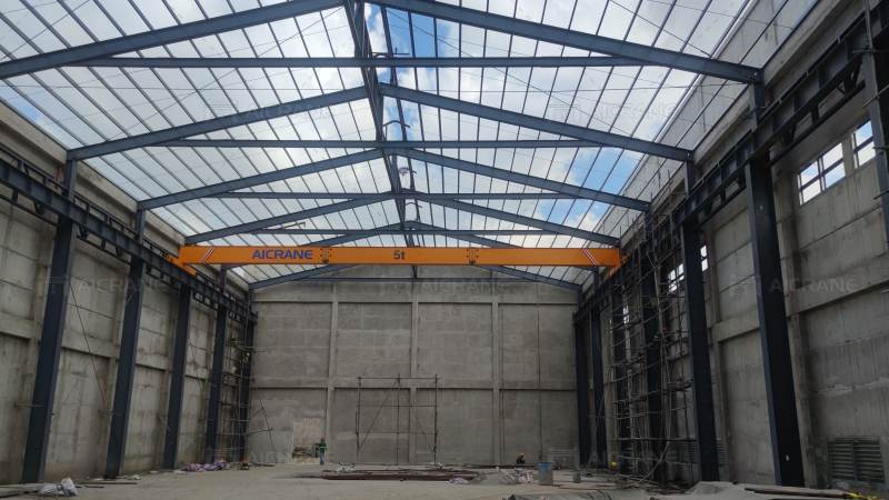 overhead crane 5 ton installed