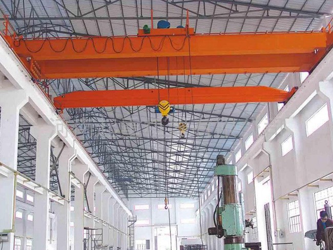 Double Girder Overhead Crane with Electric Hoist