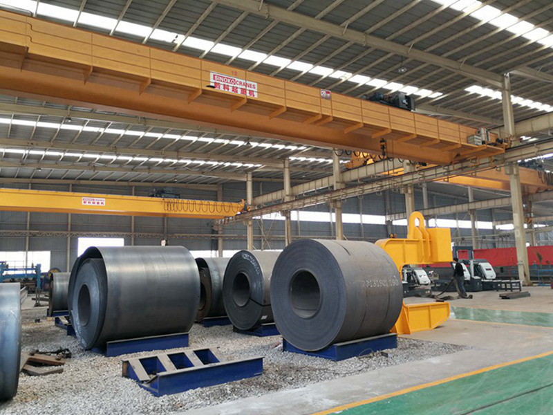 electromagnet crane steel foundry