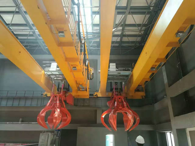 Garbage Waste Grab Crane