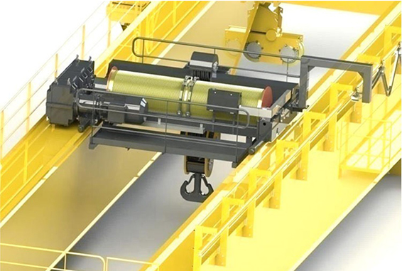 Electric Open Winch Trolley for Overhead Crane