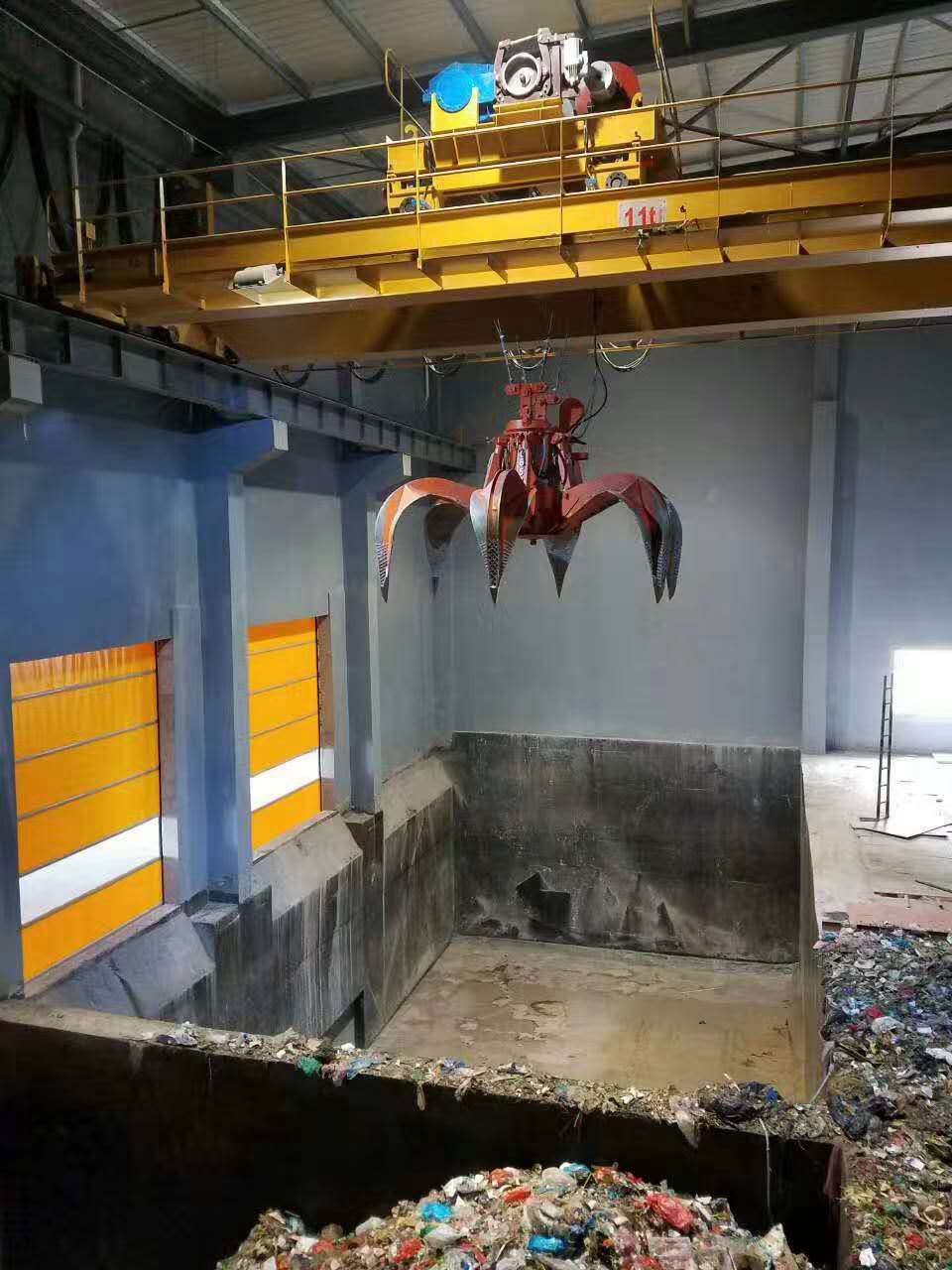 Garbage Grab Overhead Crane