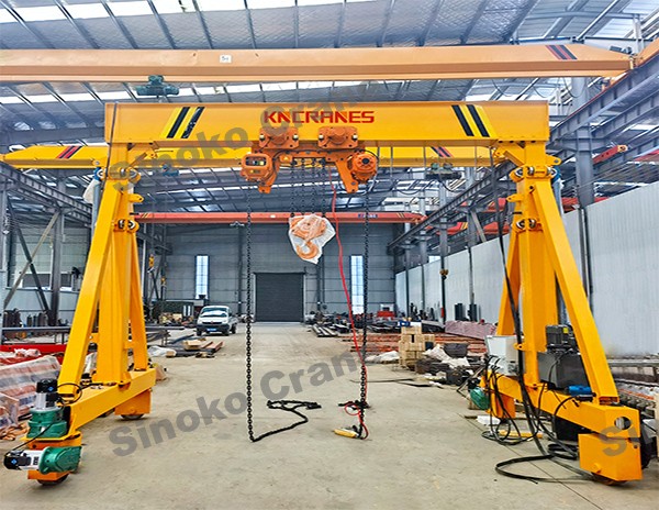 5T Portable Gantry Crane Deployment for Australian Equipment Rental