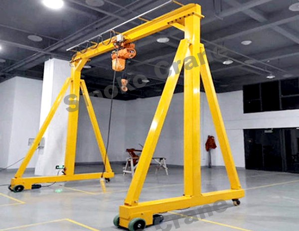 Installation of 3T Portable Gantry Crane for Thai Manufacturing Facility