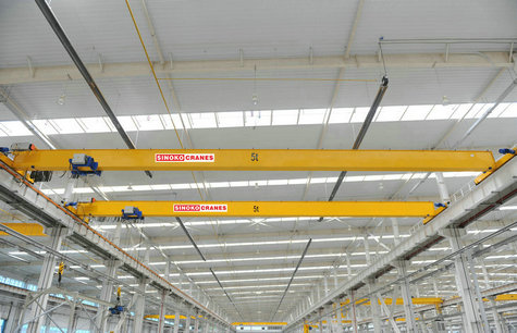 European single girder overhead crane