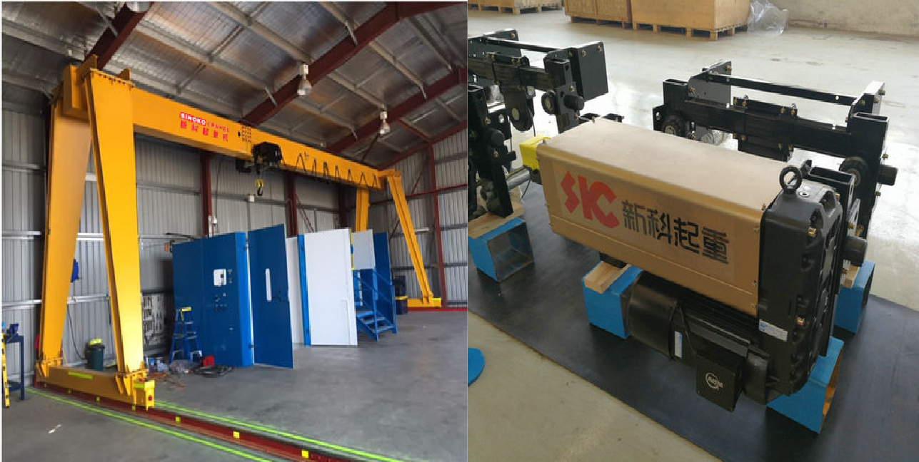 Workshop Remote Control Single Beam Gantry Crane