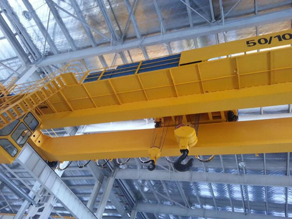 CE Certification 50 Ton Box Girder Double Girder Overhead Crane Harga