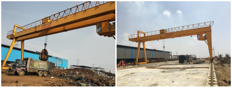 Scrap Yard Grab Gantry Cranes