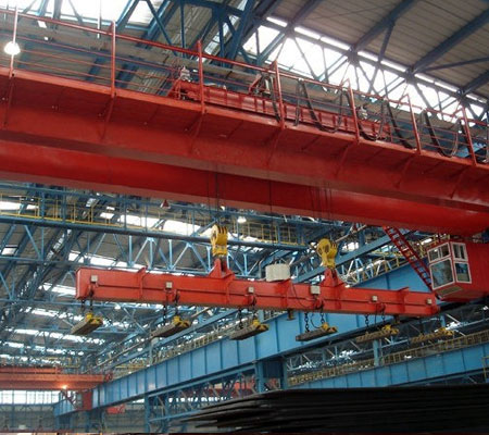 Billets handling overhead crane