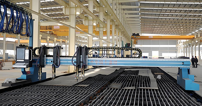 Large Steel Plate CNC Cutting Line