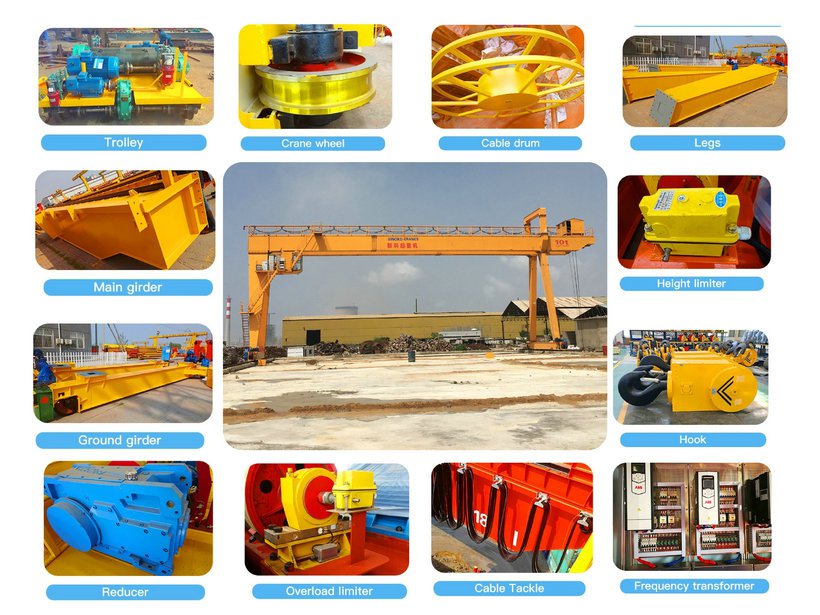 double girder gantry crane parts