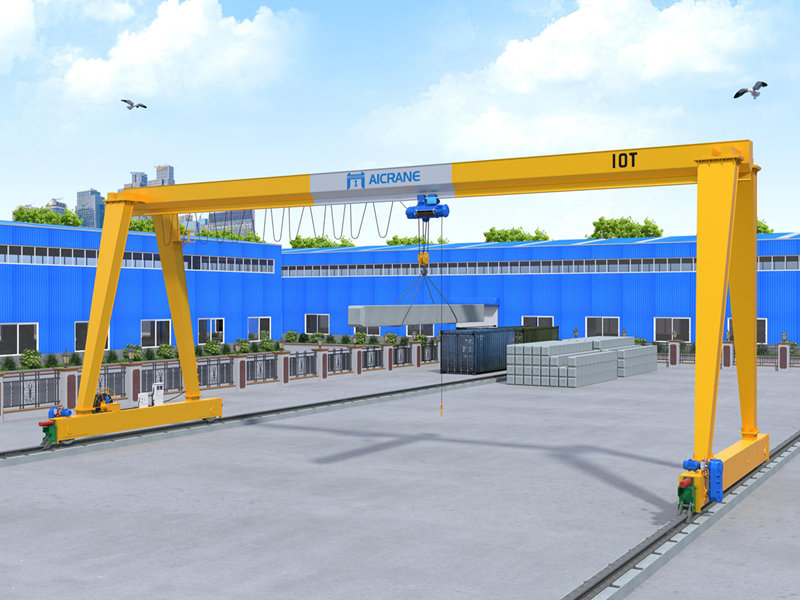 Aicrane single beam gantry crane